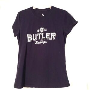 Butler University Bulldogs Short Sleeve Navy Tee size Medium